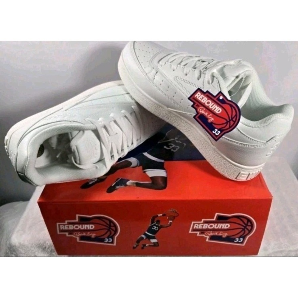 NEW IN BOX Men's Sz 10 Patrick Ewing Orion 33 Low Athletic Shoes in White /White